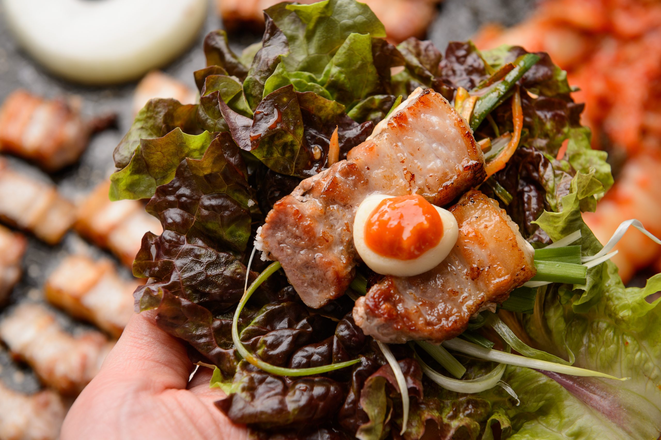 Korean,Traditional,Barbecue,Pork,Beef